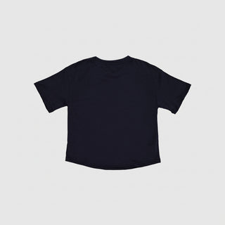 WEARING A FLAT SMILE SUPIMA® T-SHIRT