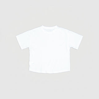 WEARING A FLAT SMILE SUPIMA® T-SHIRT