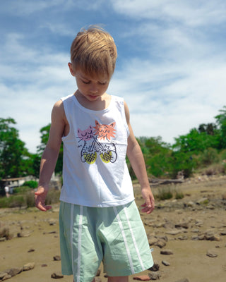 FRESH SIPPING SUPIMA® SLEEVELESS SHIRT
