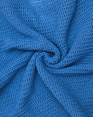 KNITTED MESH POLO SHIRT